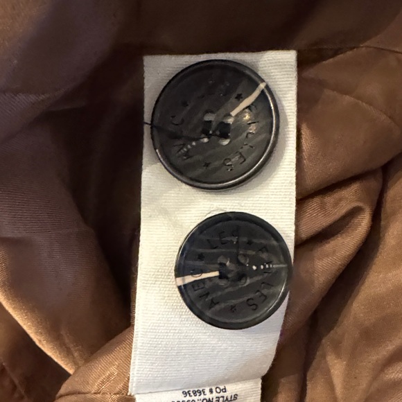 NWT! Avec Les Filles Faux Leather Oversized Plaid Trench Coat Size L - Picture 11 of 16